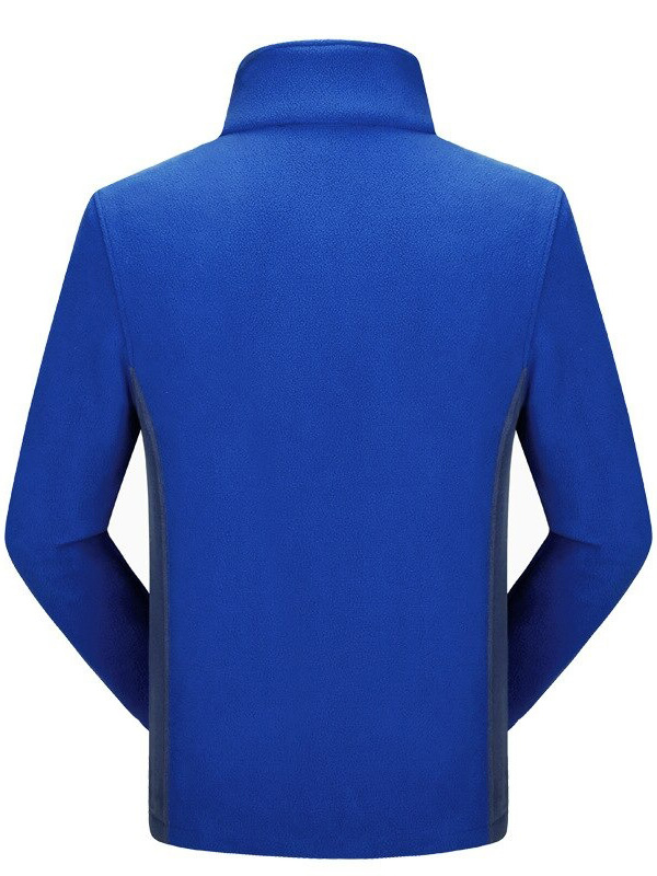 Men's Stand Collar Fleece Jacket / Male Warm Outerwear - SF0723