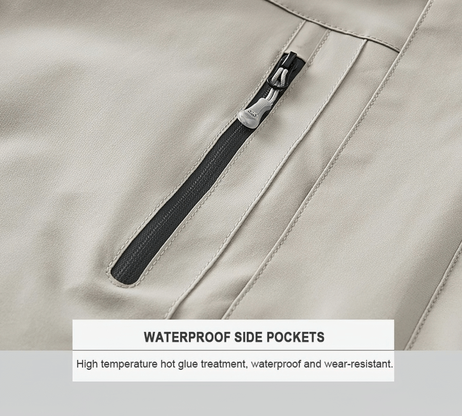 Men's Zipper Waterproof Down Jacket / Hiking Thermal Clothing - SF0315