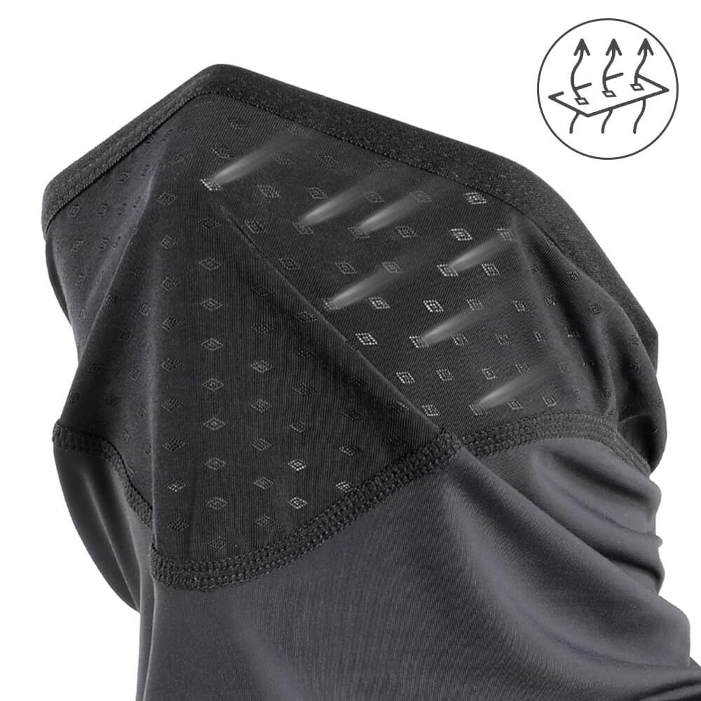Motocross Solid Color Neck Gaiter / Smooth Elastic Face Mask - SF0638