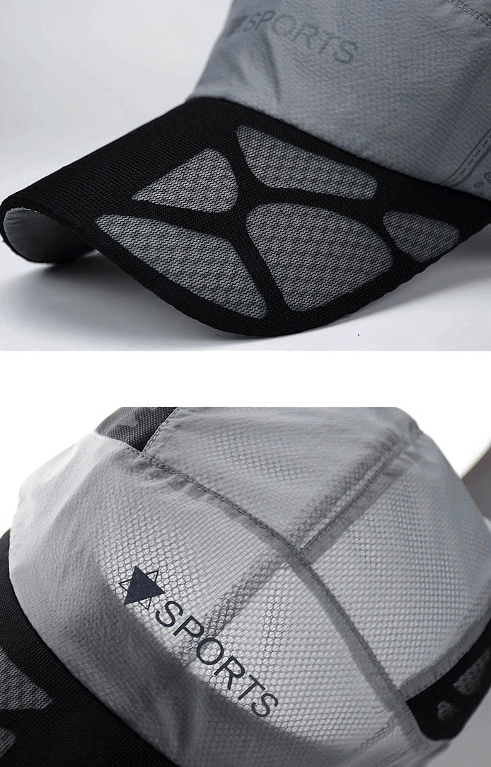 Outdoor Thin Breathable Quick Drying Sports Baseball Cap - SF0771