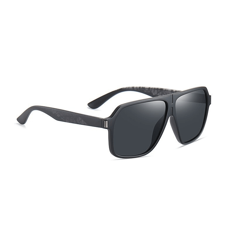 Polarized Anti-glare Square Sunglasses with Shades for Driving - SF0664