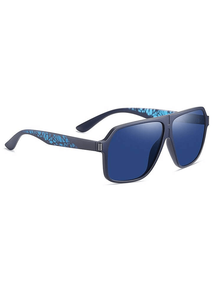 Polarized Anti-glare Square Sunglasses with Shades for Driving - SF0664