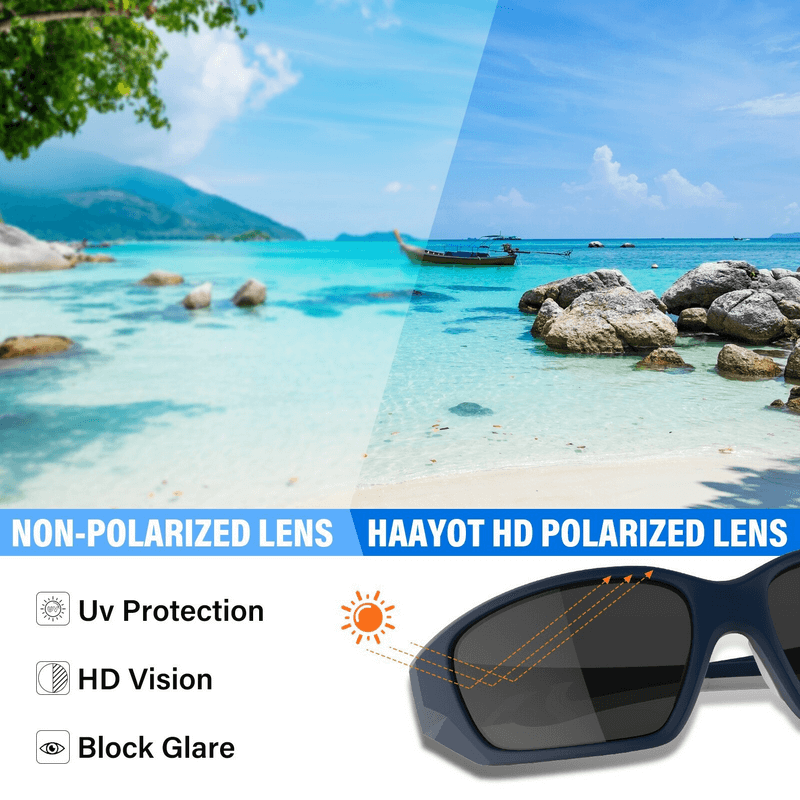 Polarized UV400 Lightweight Floating Sunglasses with Saltwater Resistance - SF0713