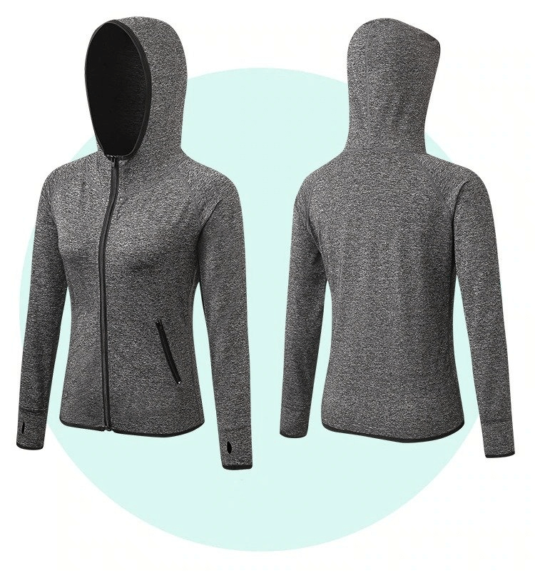 Quick-drying Women's Thermal Long Sleeve Zip Up Jacket / Base Layers - SF0397