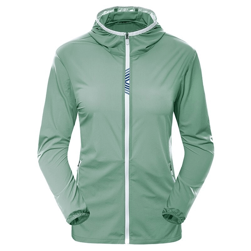Reflective Solid Color Quick Dry Running Jacket for Women - SF0312