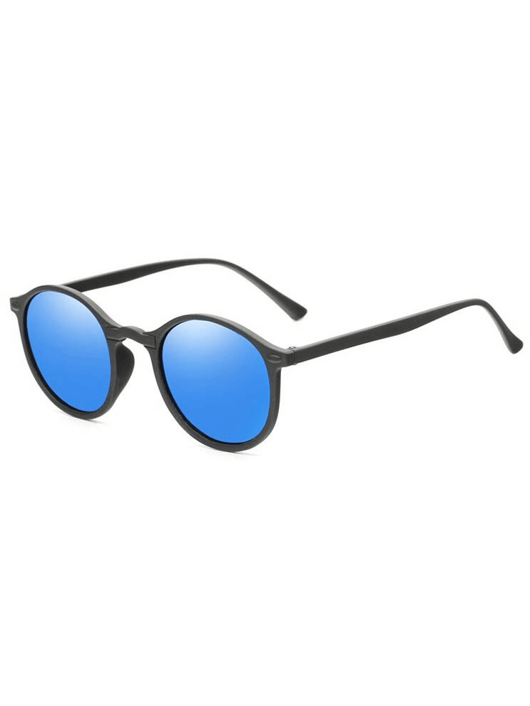 Round Rivet Frame Polarized Sun Glasses / Driving Sunglasses - SF0544