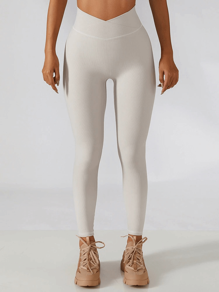 Sexy High Rise Stretchy Women's Leggings for Workout - SF0183