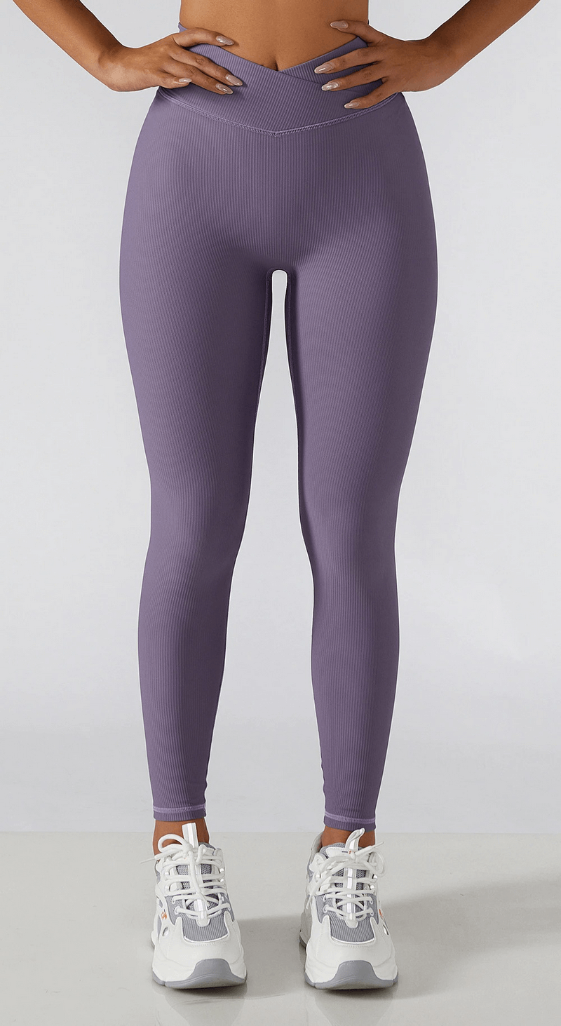 Sexy High Rise Stretchy Women's Leggings for Workout - SF0183