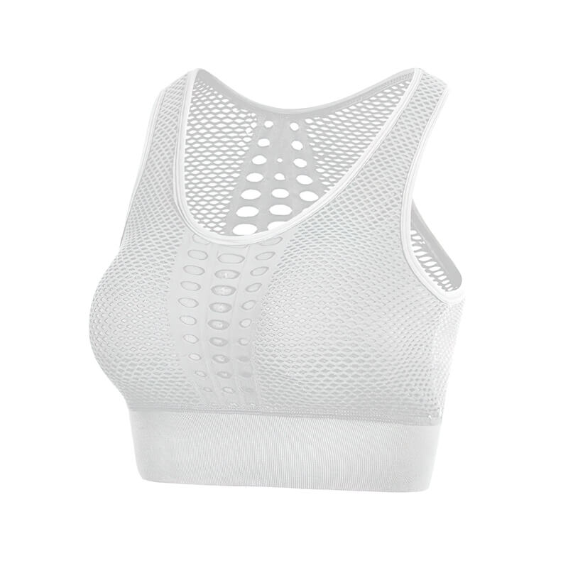 Sexy Mesh Breathable Seamless Sports Bra for Girls - SF1069