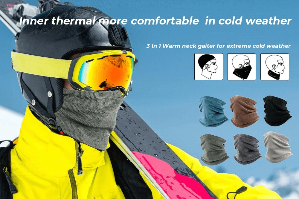 Skiing Thermal Corduroy Elastic Scarf / Cycling Half-Face Mask - SF0611