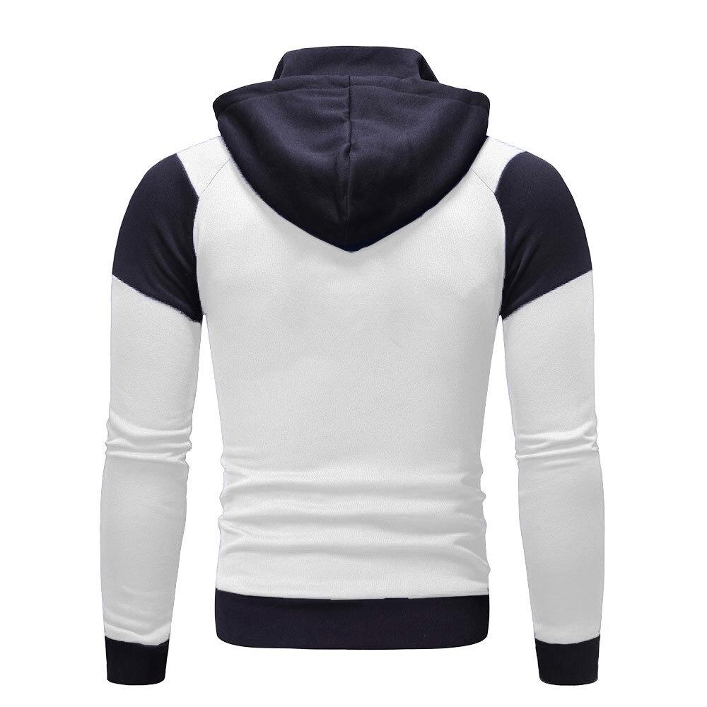 Sports Double Zipper Slim Hoodie for Men / Casual Male Clothing - SF0298