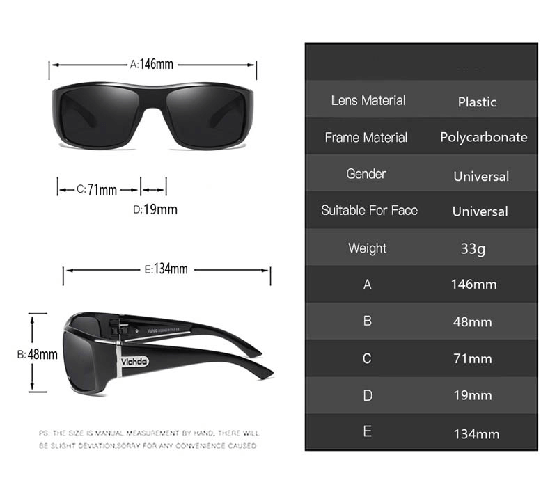 Sports Polarized Shades Eyewear with UV400 Protection - SF0946
