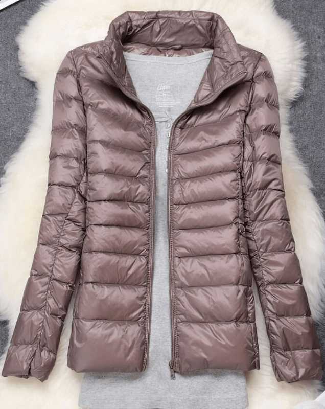 Stylish Women's Down Jackets Without Hood - SF0123
