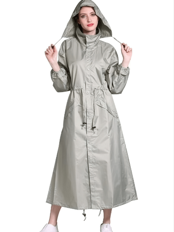 Stylish Women's Extended Waterproof Raincoats - SF0125