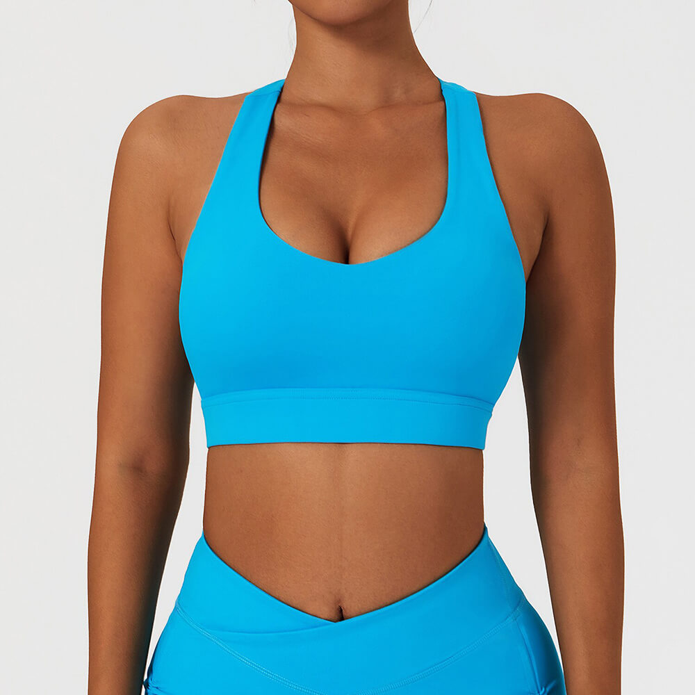 Tight Elastic Sports Yoga Bra with Chest Pad Removable - SF1227