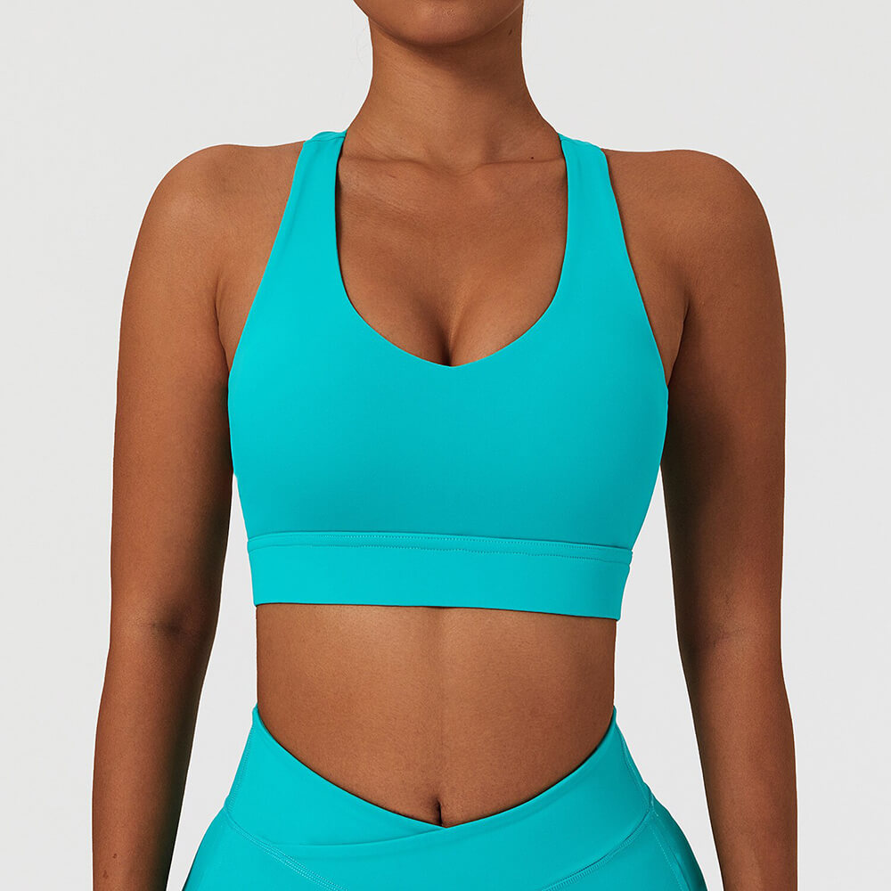 Tight Elastic Sports Yoga Bra with Chest Pad Removable - SF1227