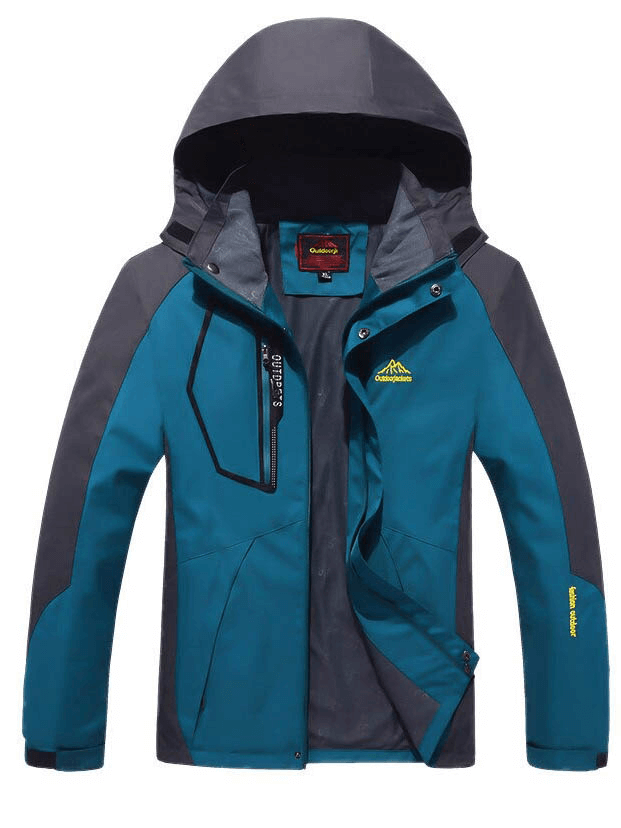 Trekking Men's Waterproof Hiking Jacket with Hem Adjuster - SF0522