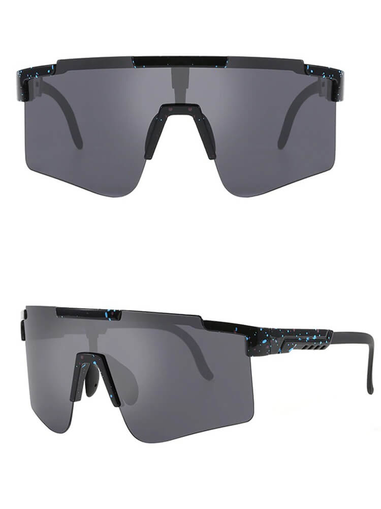Unisex Oversized Square Sunglasses for Hiking or Driving - SF0536