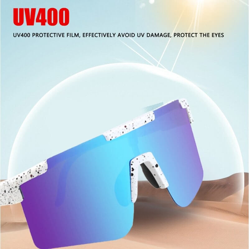 Unisex Oversized Square Sunglasses for Hiking or Driving - SF0536