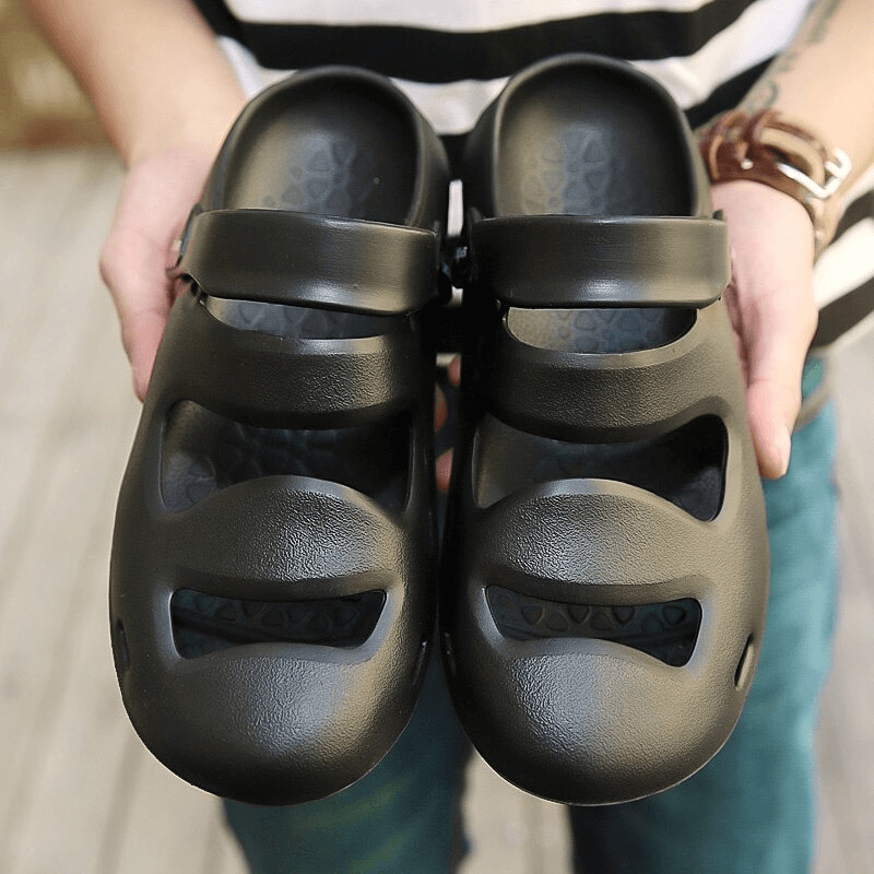 Unisex Soft Hollow Clogs Slippers / Outdoor Rubber Crocs - SF0640