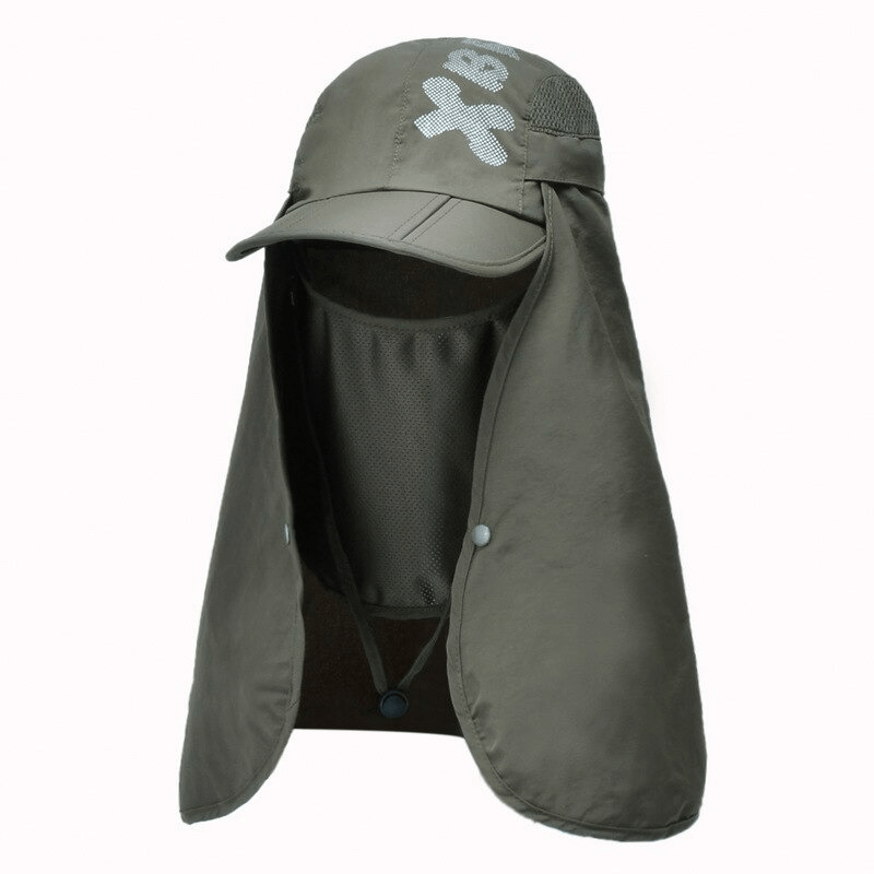 Waterproof Adjustable Sun Hat with Neck Flap For Hiking - SF0391