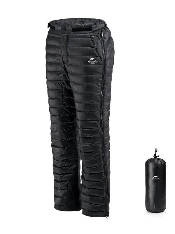 Waterproof Goose Down Ski Pants with Open Zipper on Both Sides for Men - SF0621