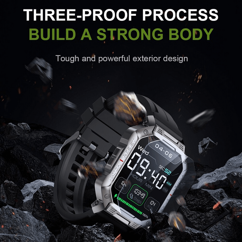 Waterproof Smart Watch Designed for Outdoor Sports - SF0566
