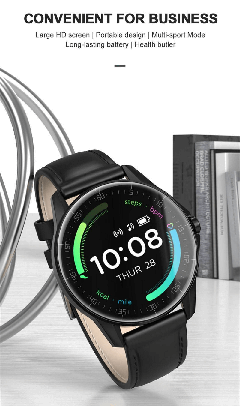 Waterproof Smart Watch with Wireless Charging / Fitness Bracelet - SF0338