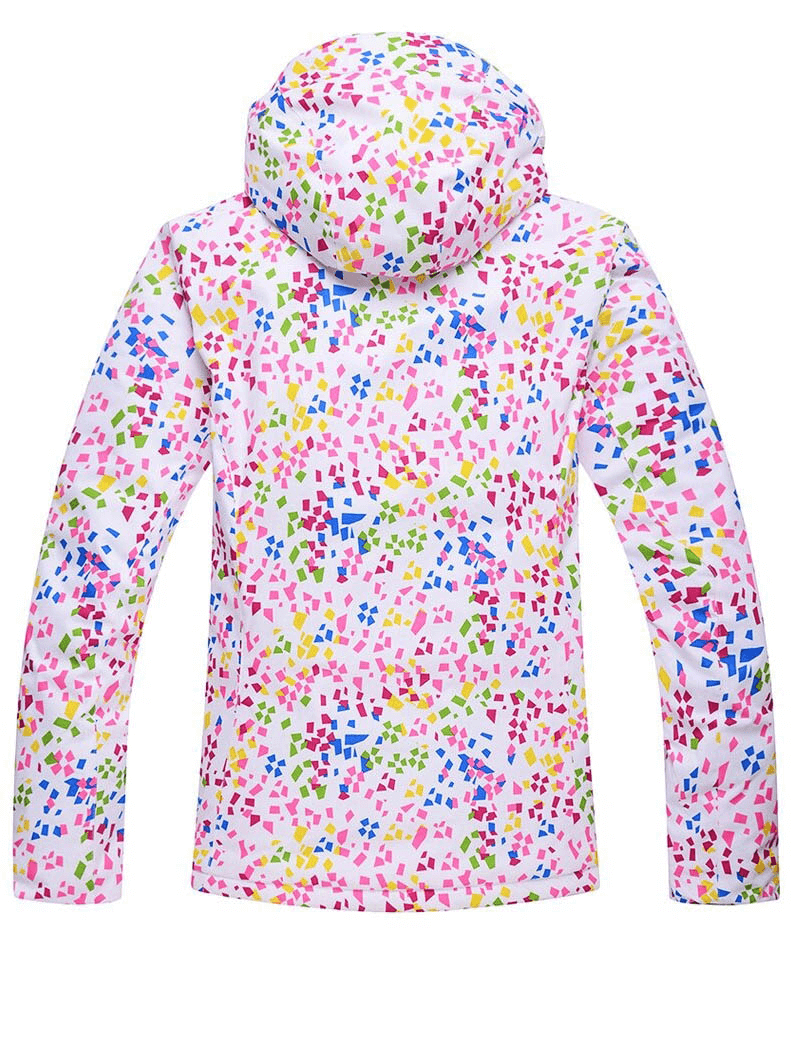 Windproof Zipper Multicolor Skiing Jacket for Women / Sports Clothing - SF0615