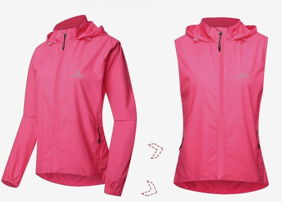 Women's Waterproof Reflective Bicycle Jackets With Long Sleeves - SF0135