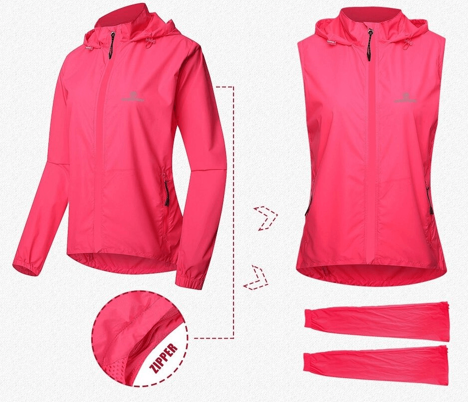Women's Waterproof Reflective Bicycle Jackets With Long Sleeves - SF0135