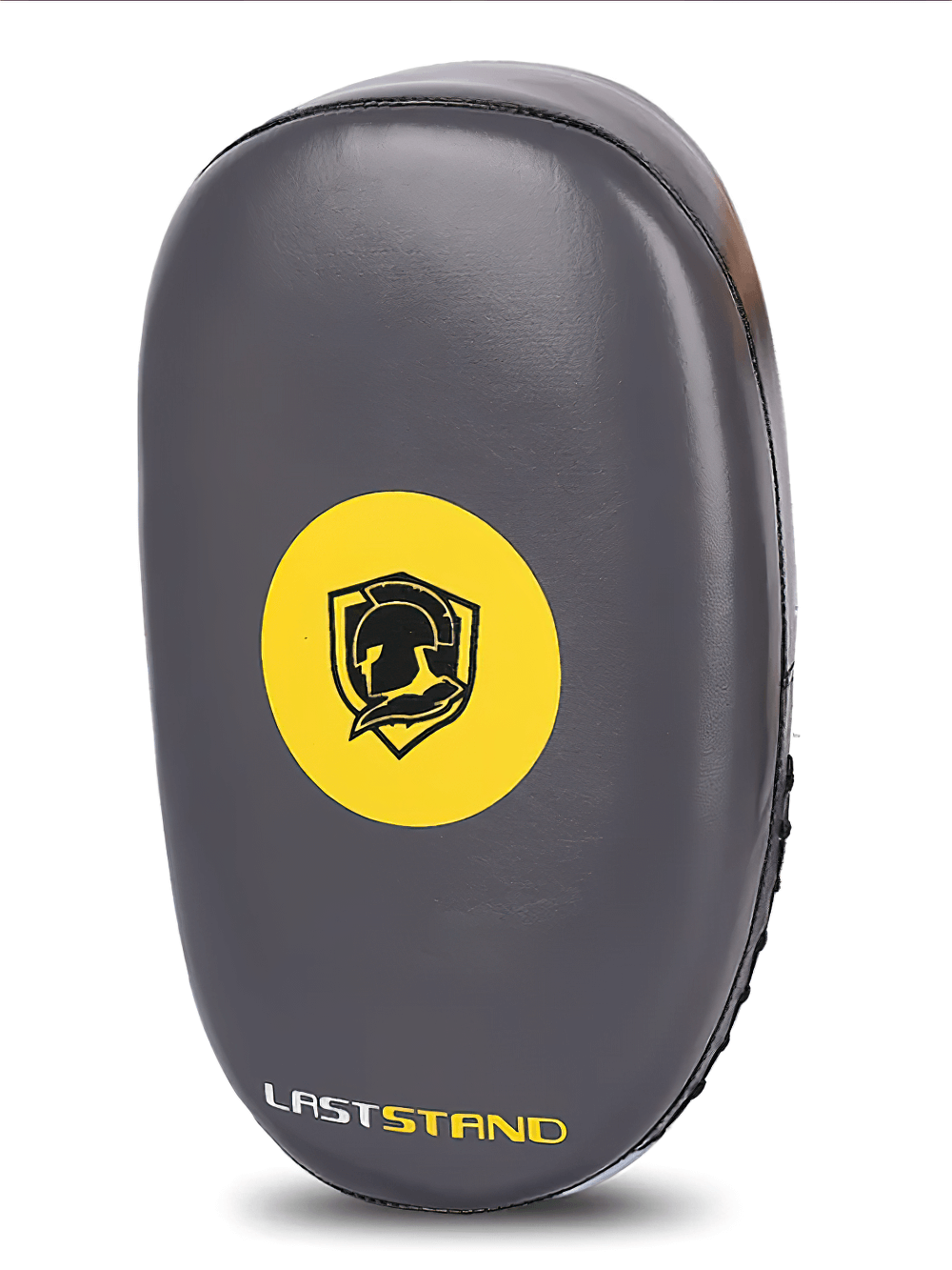 Muay Thai kick pad with dual arm straps, dense padding, and mesh panel for airflow. Ideal for martial arts training. Model SF3151.
