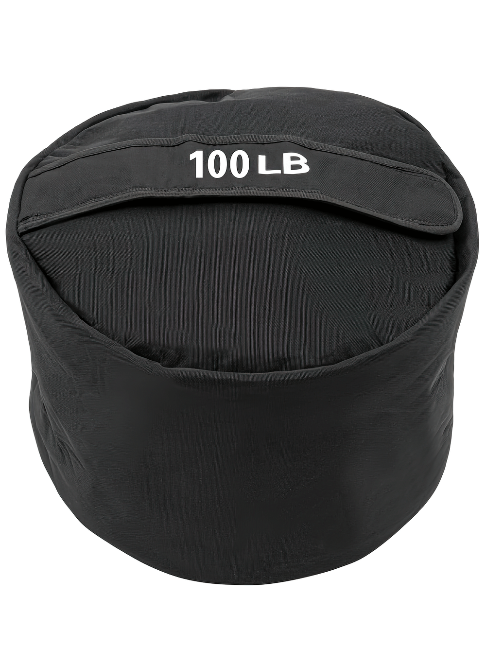 100LB durable workout sandbag for strength training, made from 1050D nylon Cordura with triple-stitched seams and leak-proof design.