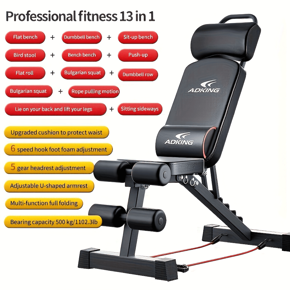 13-in-1 Adjustable Multi-Function Dumbbell Bench - SF3019