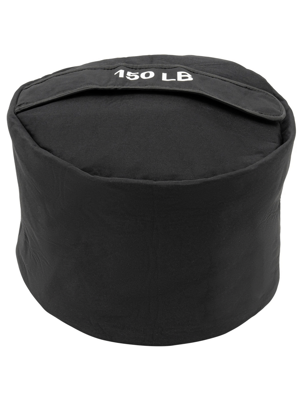 Heavy-duty 150 LB sandbag for CrossFit and gym workouts, ideal for strength training and conditioning. Durable, reinforced fabric.