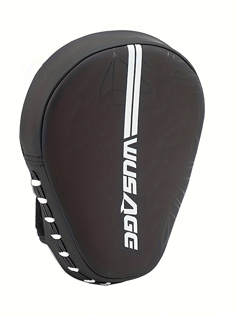 Curved boxing hand target pad made of durable PU leather with Velcro closure, ideal for MMA and fitness training. Model SF2713.