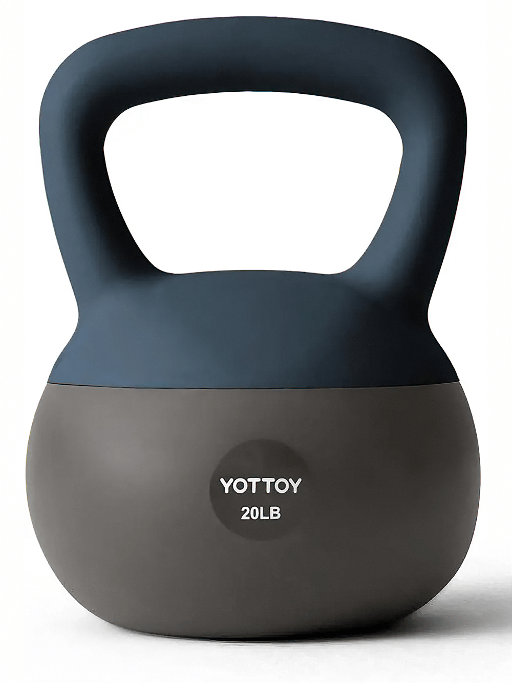 20LB cushioned kettlebell for home fitness and strength training with wide-handle grip and soft base, model number SF3397.