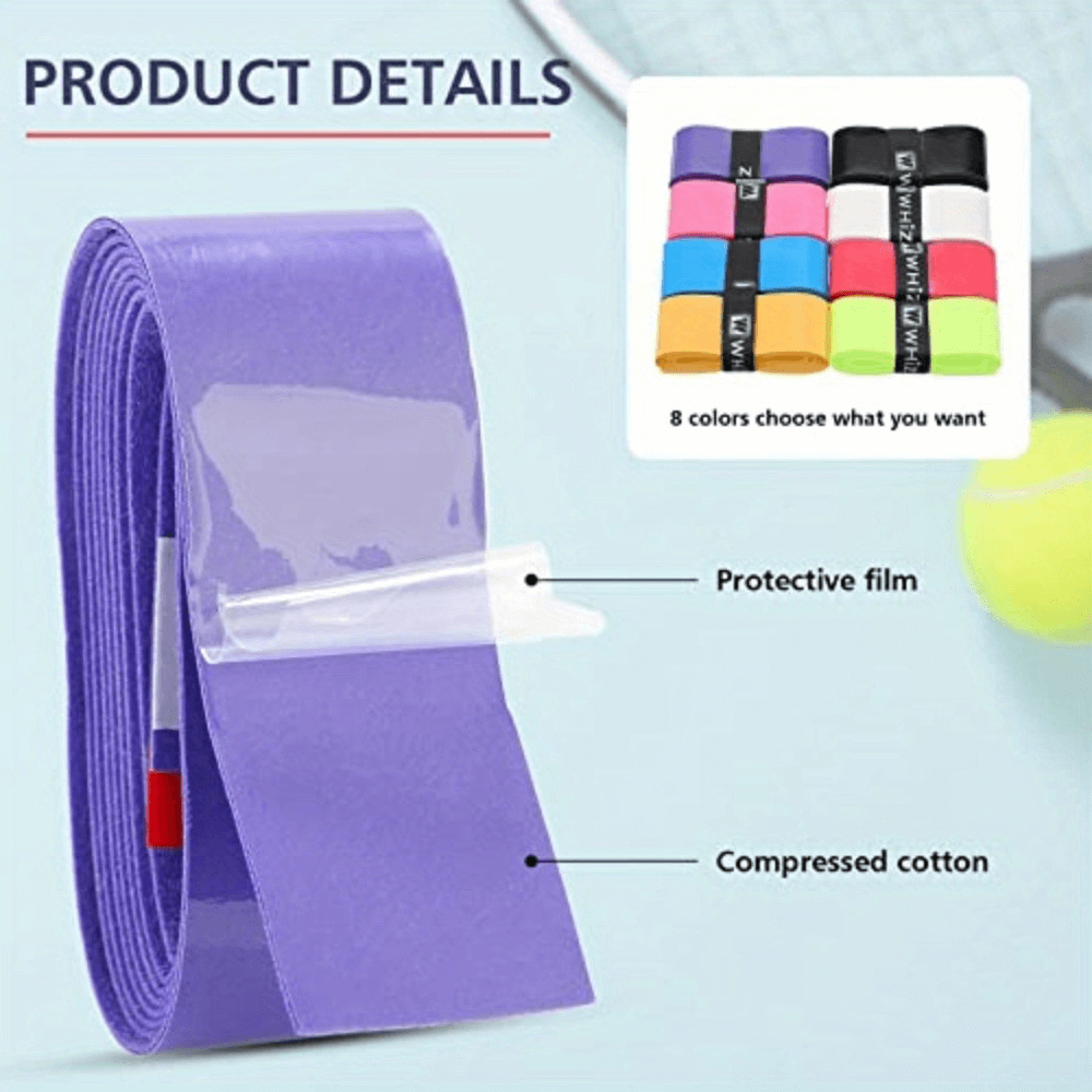 24 Pcs Anti-Slip Tennis Grip Tape for Rackets - SF3029