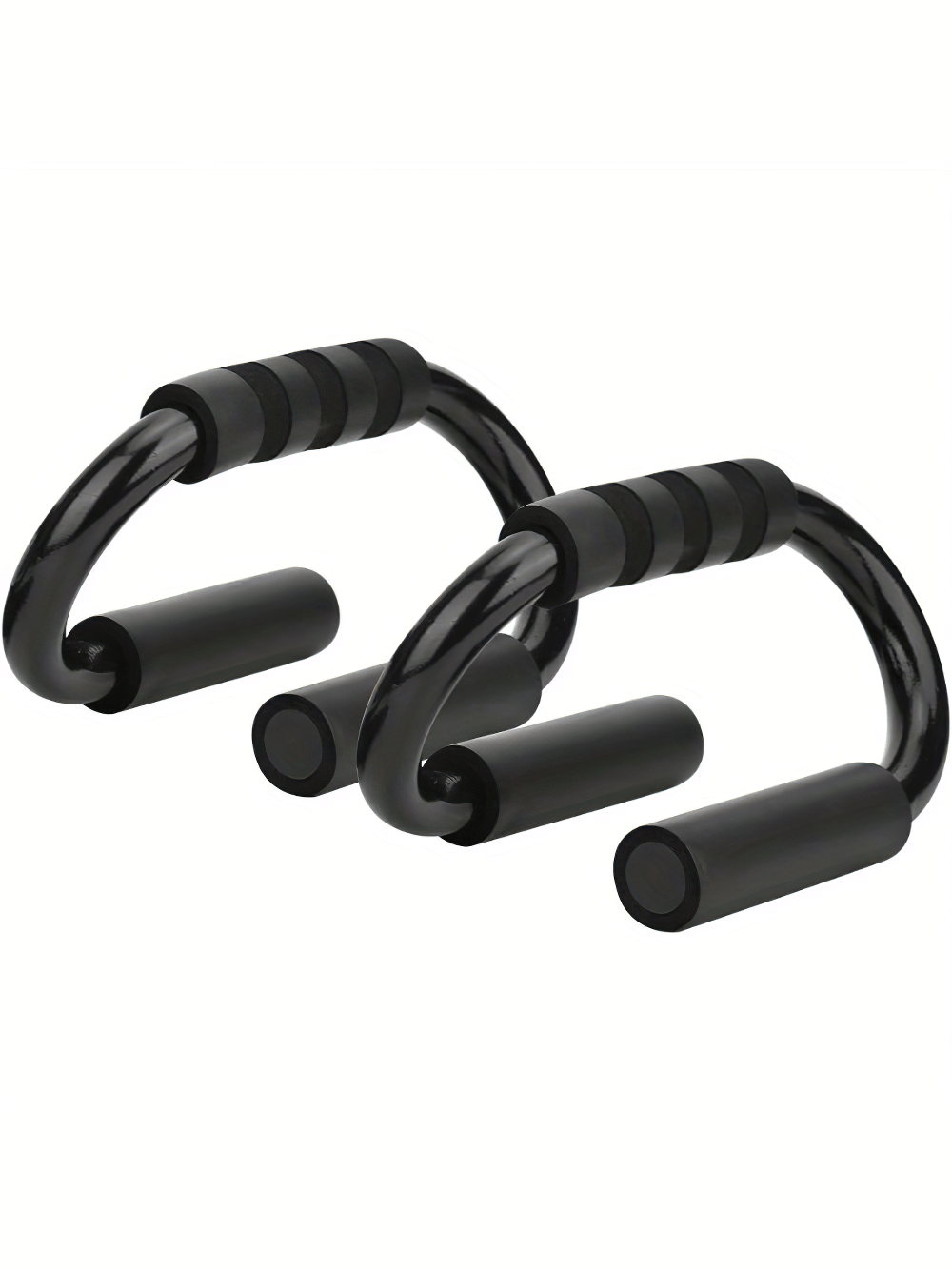 Stainless steel push-up bars set SF2891 for strength training, ergonomic design, slip-resistant, ideal for home gym workouts.