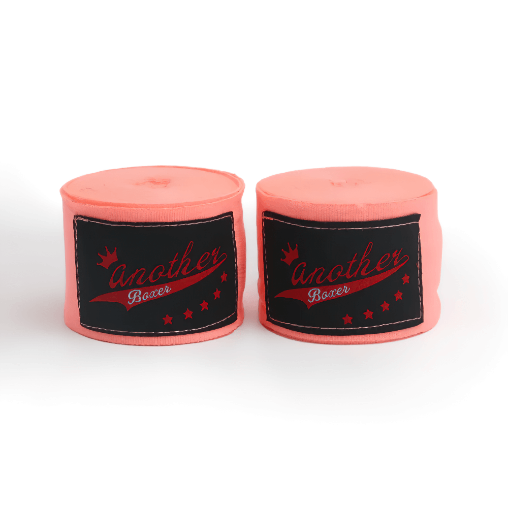 2pcs pink boxing wrist wraps SF3156 for MMA and Muay Thai training, enhancing protection and support during combat sports.