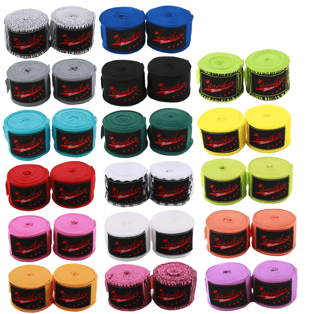 Colorful 2pcs boxing wrist wraps set for combat training, ideal for Muay Thai, MMA, kickboxing, and sanda. Model SF3156. Protect and stabilize.