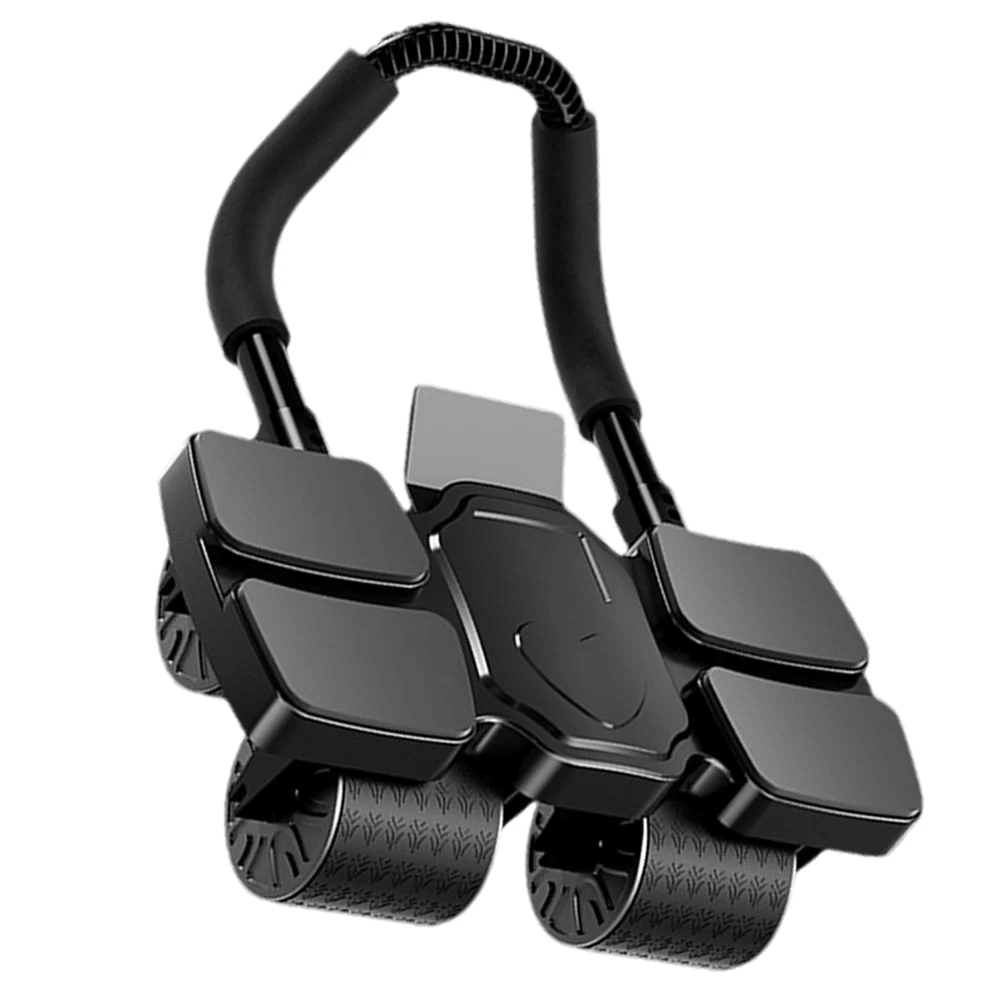 4-Wheel Ab Roller Trainer SF3260 for home gym workouts, enhancing core strength with ergonomic handles and smooth stability.