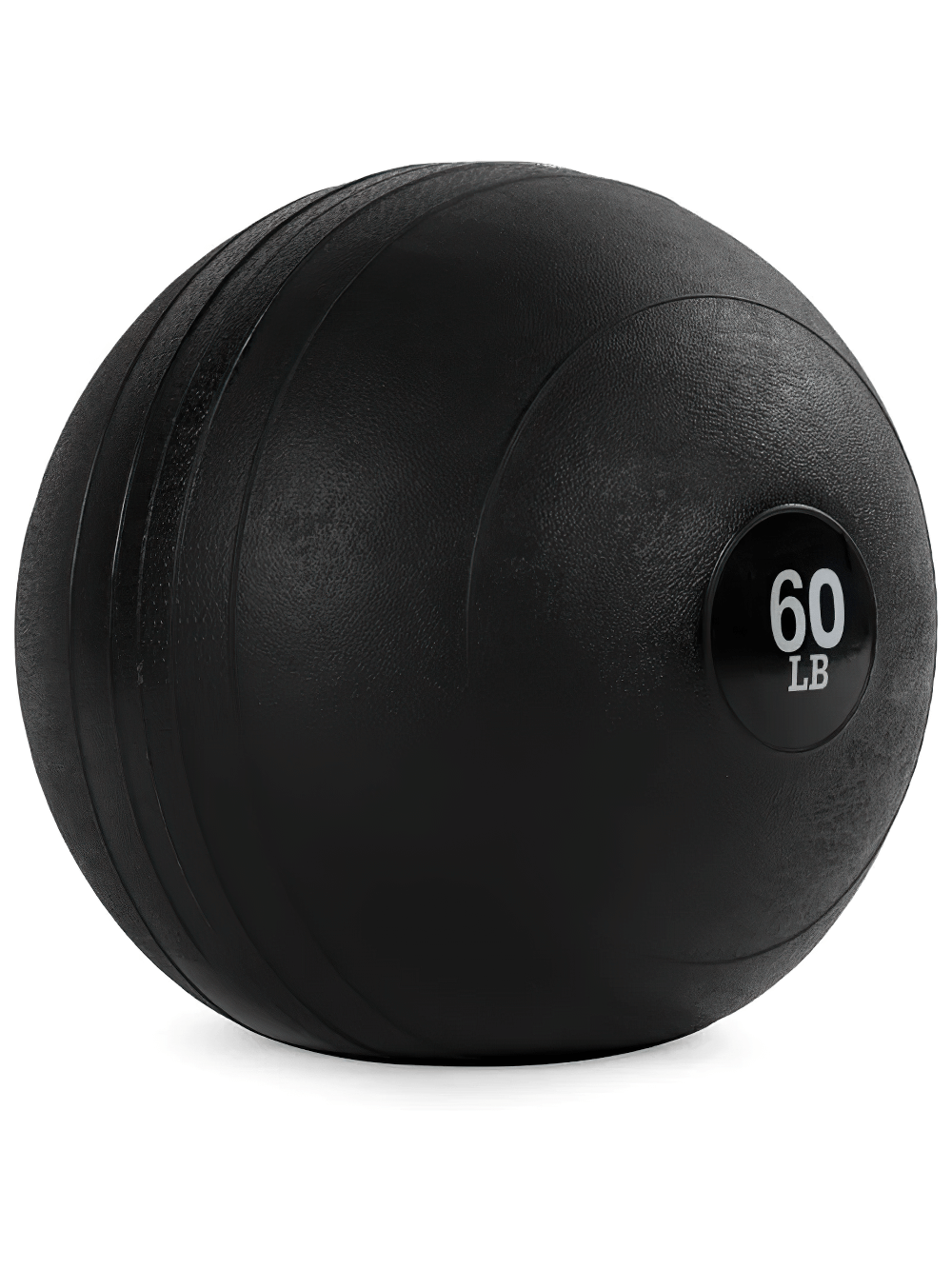 60 LB Titan Fitness slam ball with durable rubber shell for Cross Training and HIIT workouts.