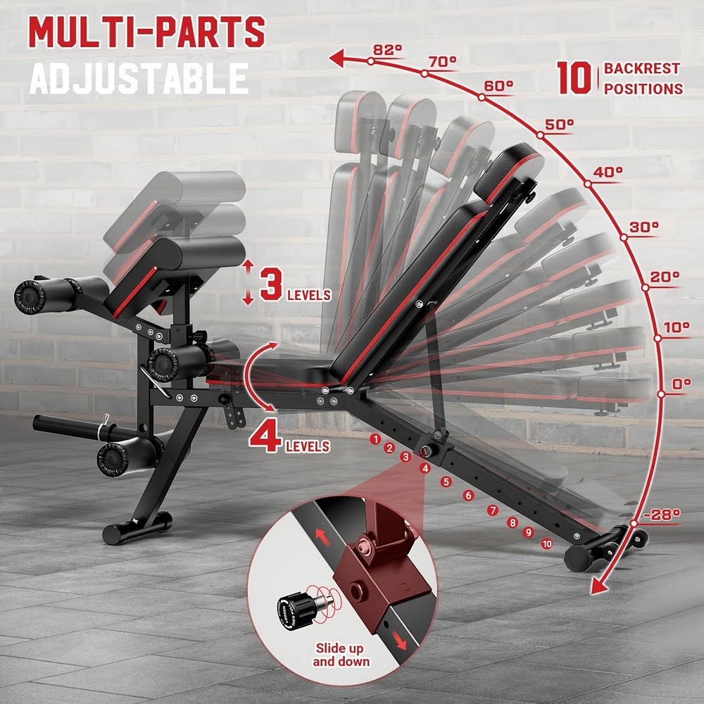 900 Lbs Capacity Versatile Workout Bench - SF3022