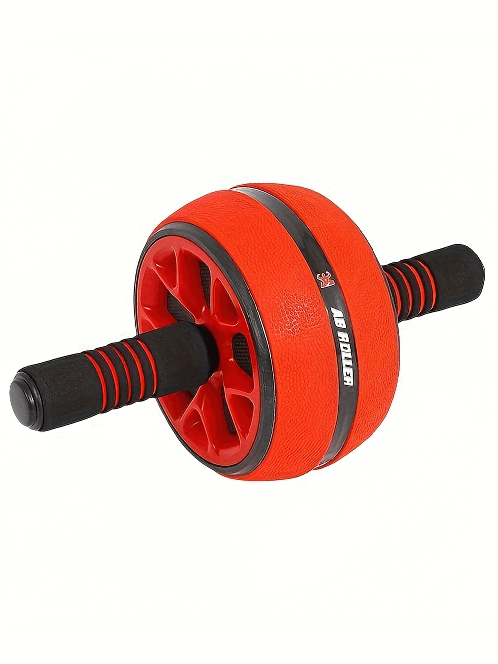 Red Ab Roller Wheel SF2807 for core, arms, and abs workout. Silent design with durable PP, stainless steel, and foam for body-shaping.