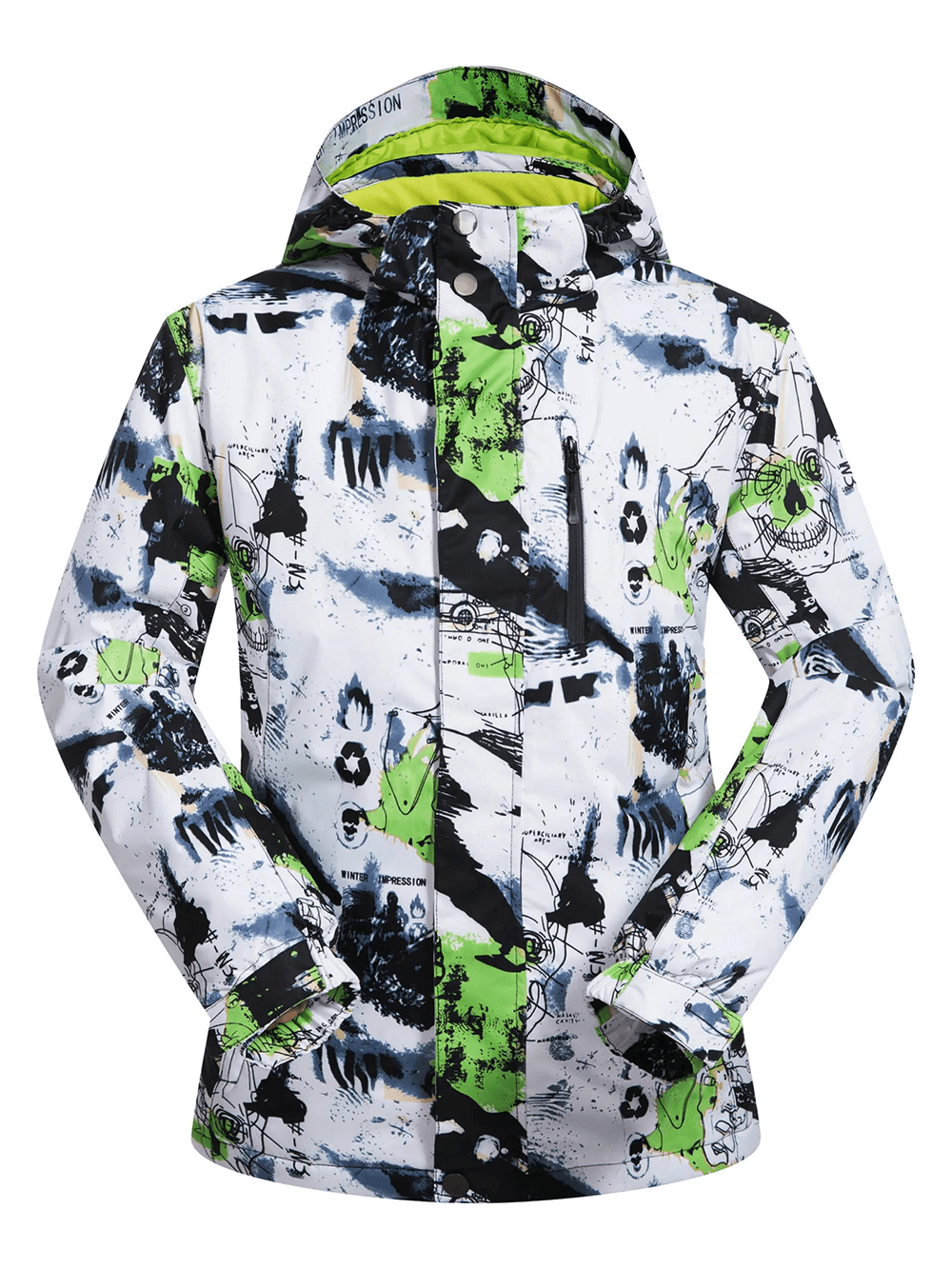 Abstract Jacket for Snow Sports Enthusiasts - SF2072