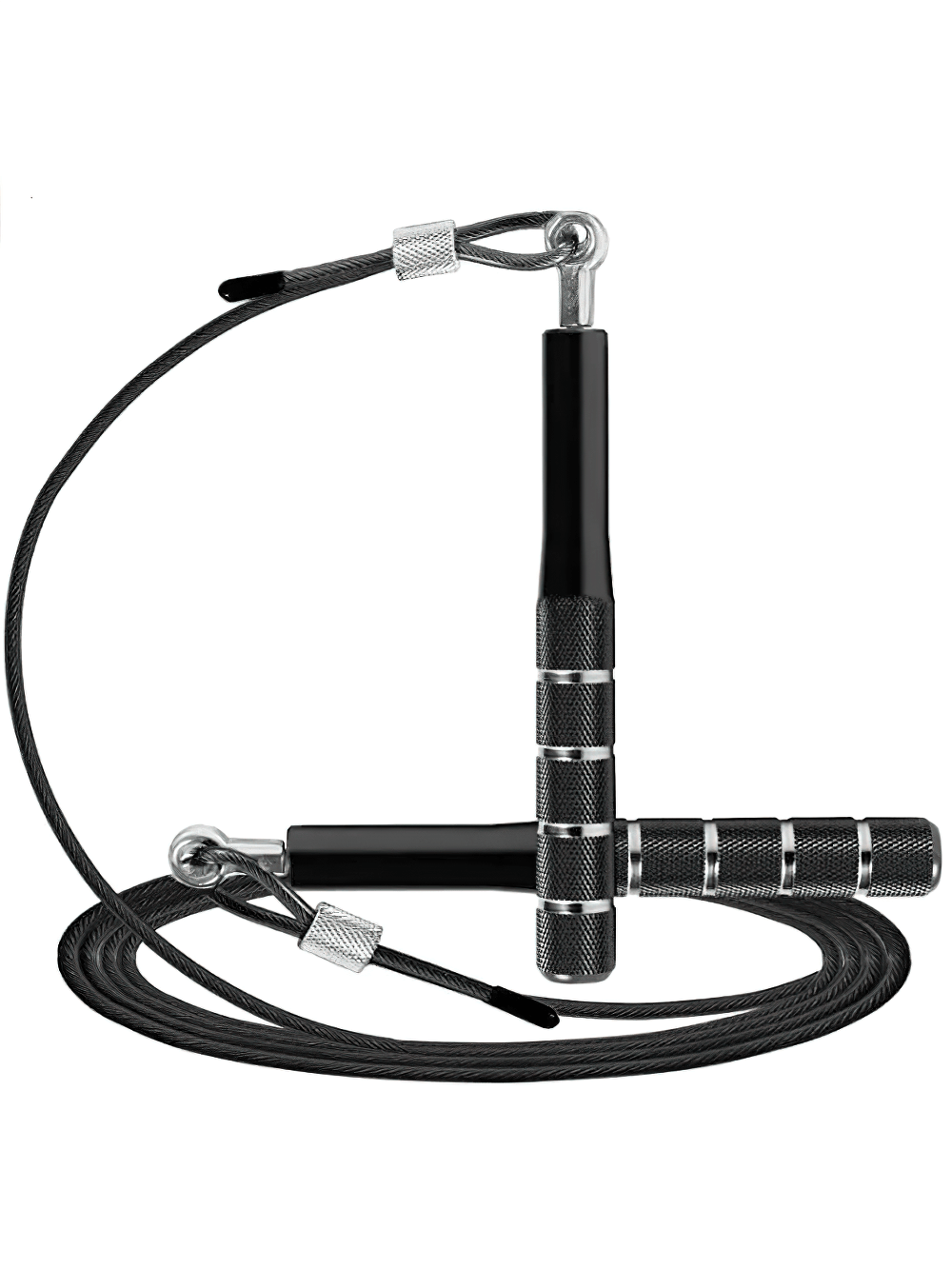 Adjustable anti-winding speed jump rope with ergonomic handles for fitness training - perfect for cardio and CrossFit workouts - SF3185