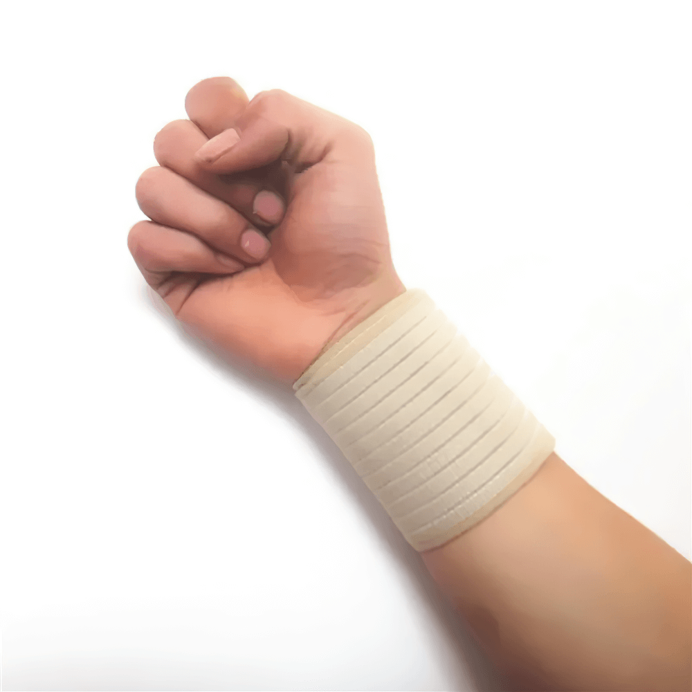 Adjustable elastic sports wristband brace wrap SF3171 providing joint support for fitness and training.
