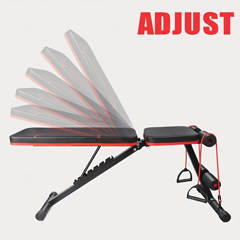 Adjustable Fitness Bench with Leg Curl Station - SF3023