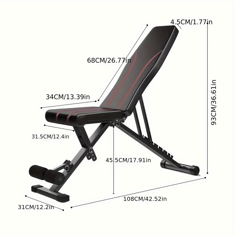 Adjustable Multifunctional Incline Weight Bench - SF3014